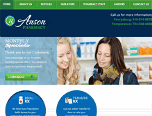 Tablet Screenshot of ansonrx.com